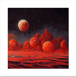 The Red Moons Posters and Art